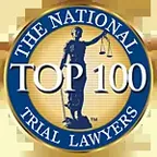 The National Trial Lawyers Top 100 Trial Lawyers member seal